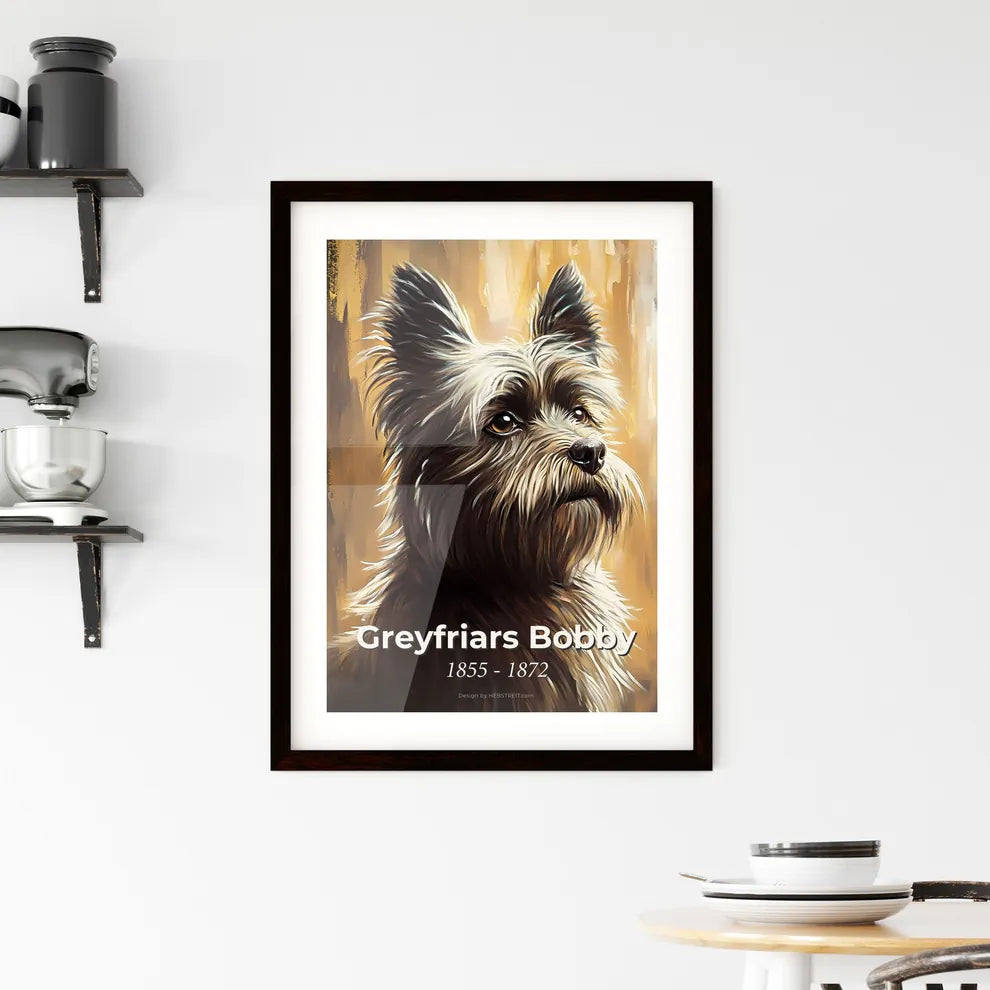 Portrait of Greyfriars Bobby Framed Print