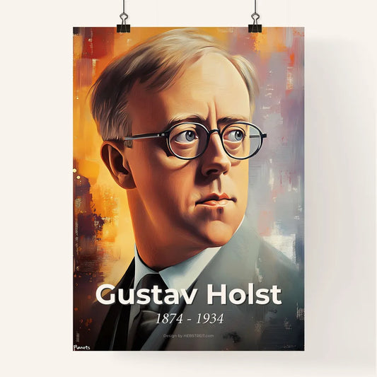 Portrait of Gustav Holst Poster