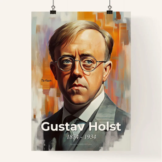 Portrait of Gustav Holst Poster