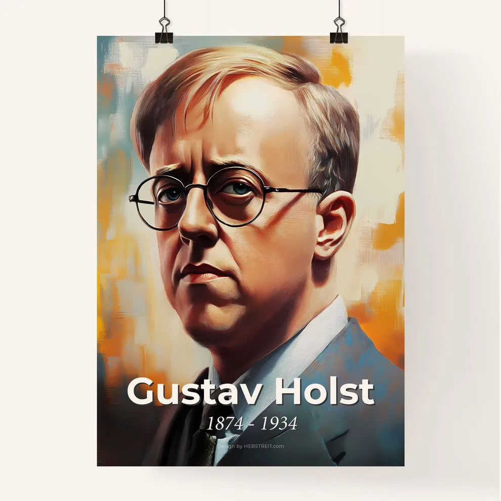 Portrait of Gustav Holst Poster