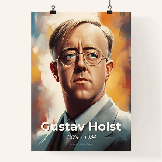 Portrait of Gustav Holst Poster