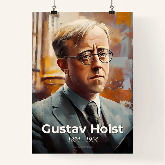 Portrait of Gustav Holst Poster