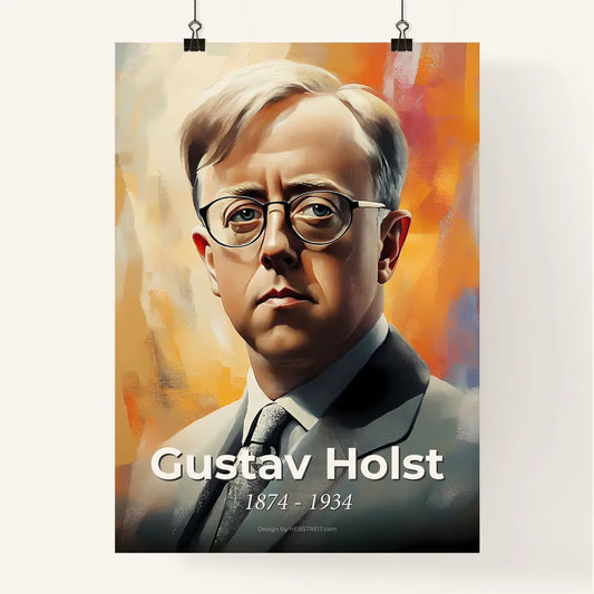Portrait of Gustav Holst Poster