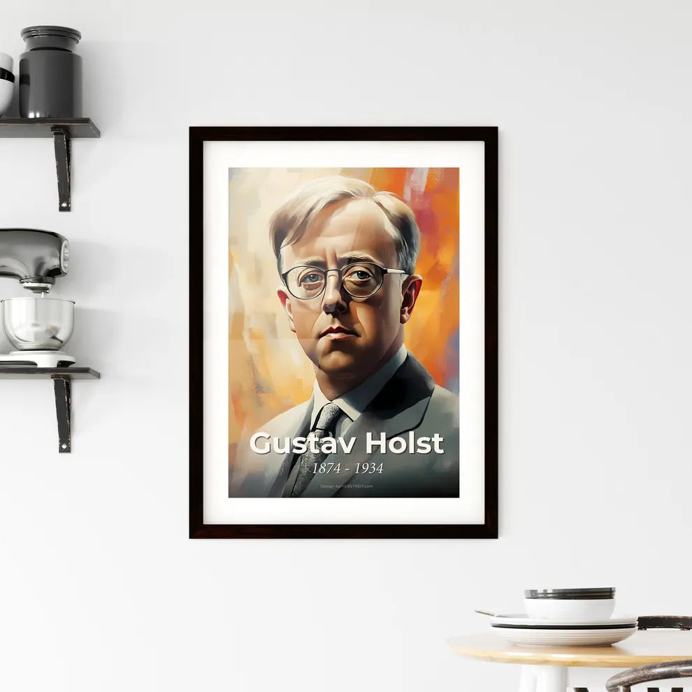 Portrait of Gustav Holst Framed Print