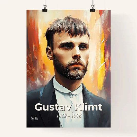Portrait of Gustav Klimt Poster