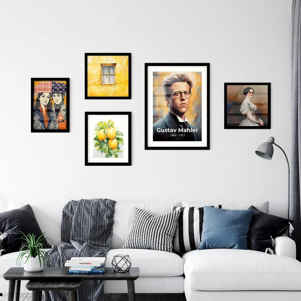 Portrait of Gustav Mahler Wall Art