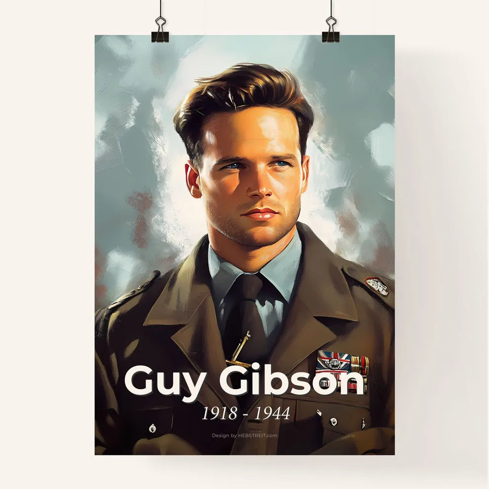 Portrait of Guy Gibson Poster