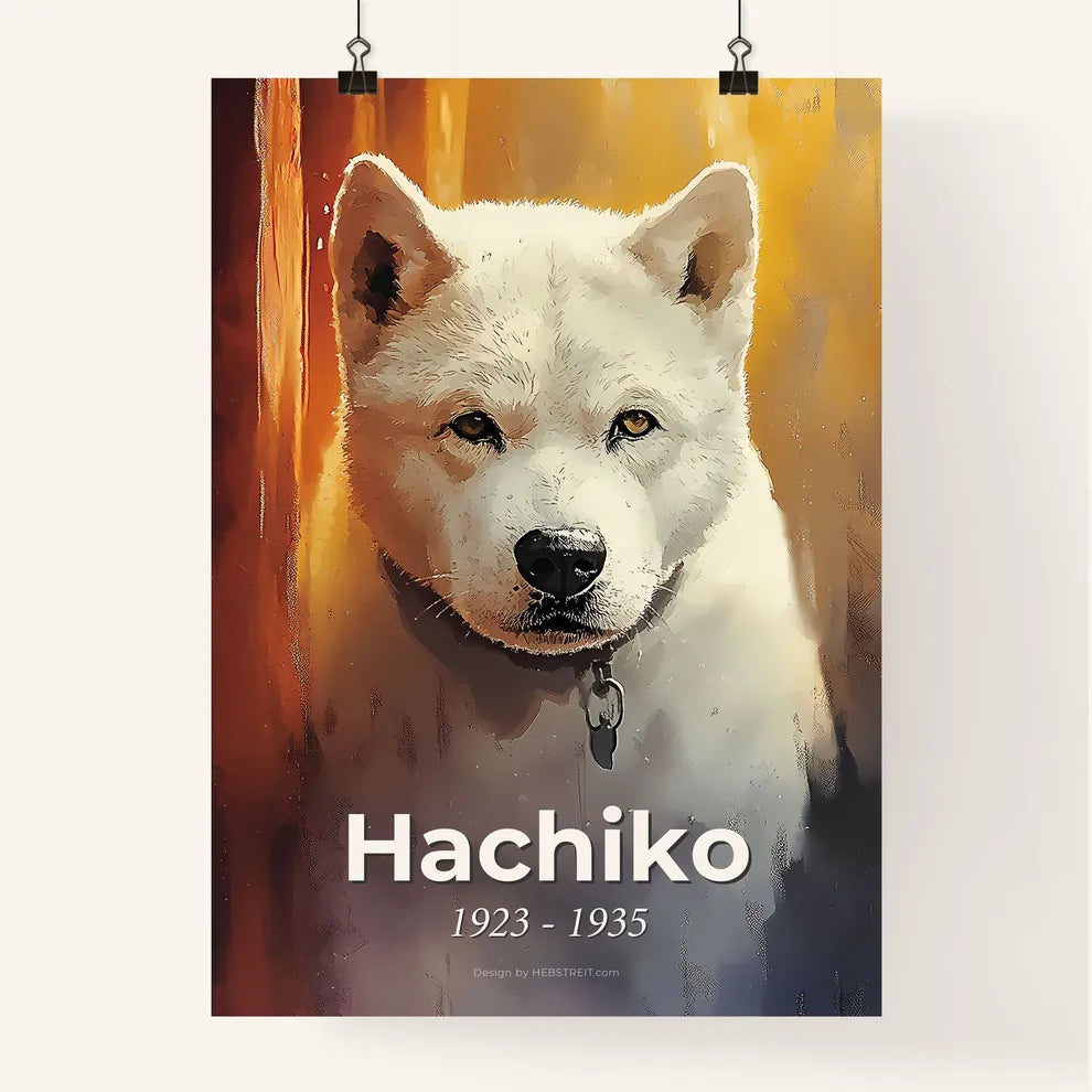 Portrait of Hachiko Poster