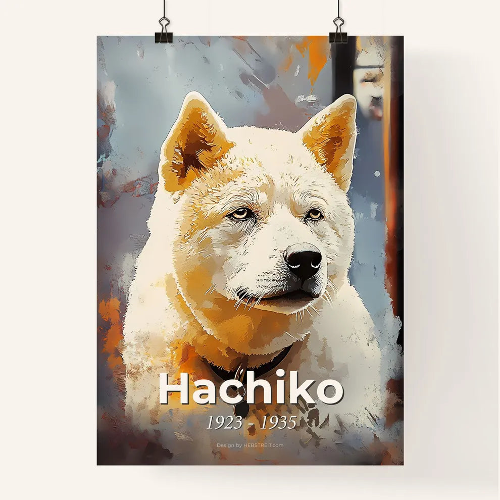 Portrait of Hachiko Poster