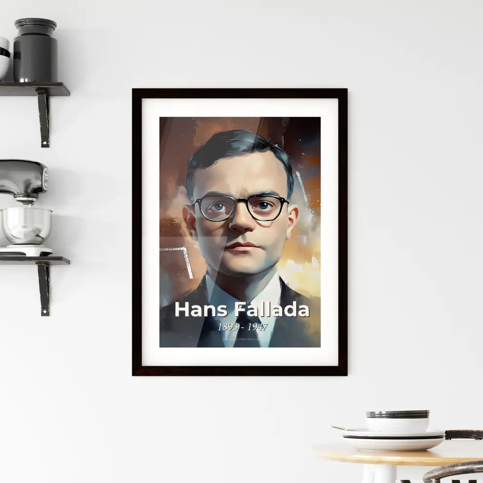 Portrait of Hans Fallada Hangings