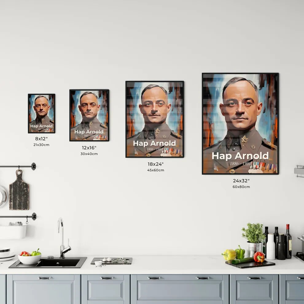 Portrait of Hap Arnold Size Chart