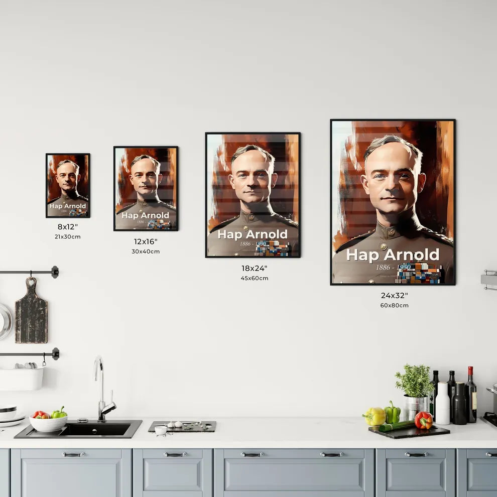 Portrait of Hap Arnold Size Chart