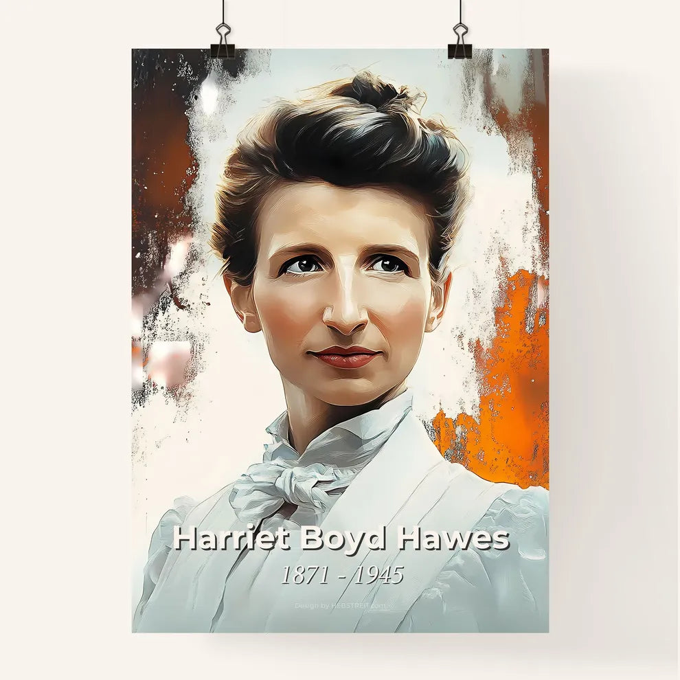 Portrait of Harriet Boyd Hawes Poster