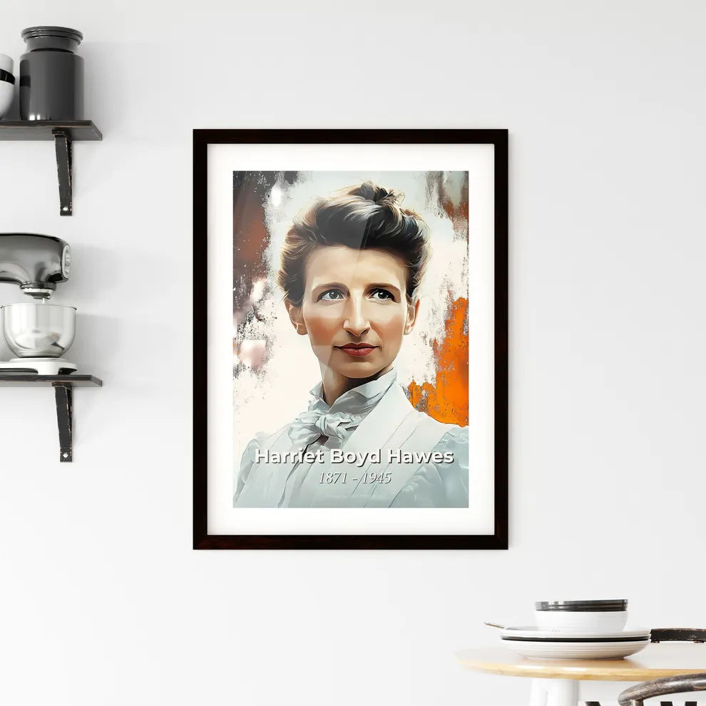 Portrait of Harriet Boyd Hawes Framed Print