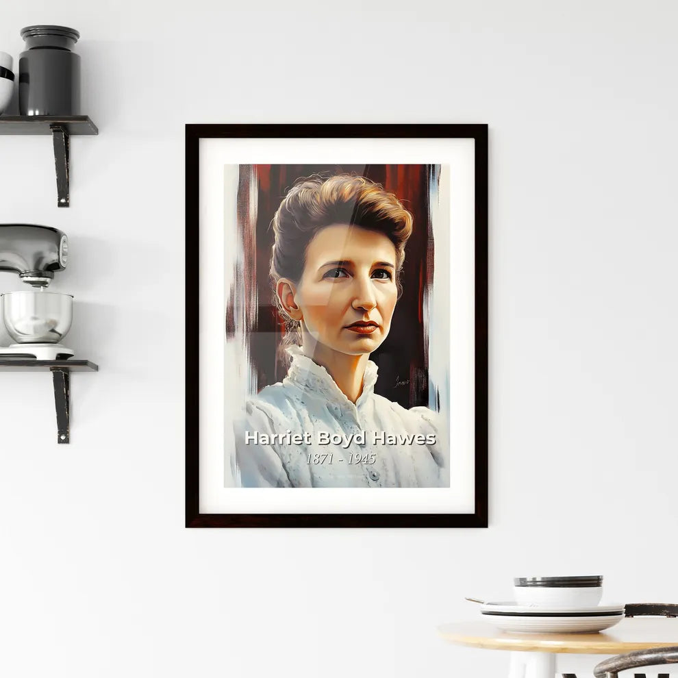 Portrait of Harriet Boyd Hawes Framed Print