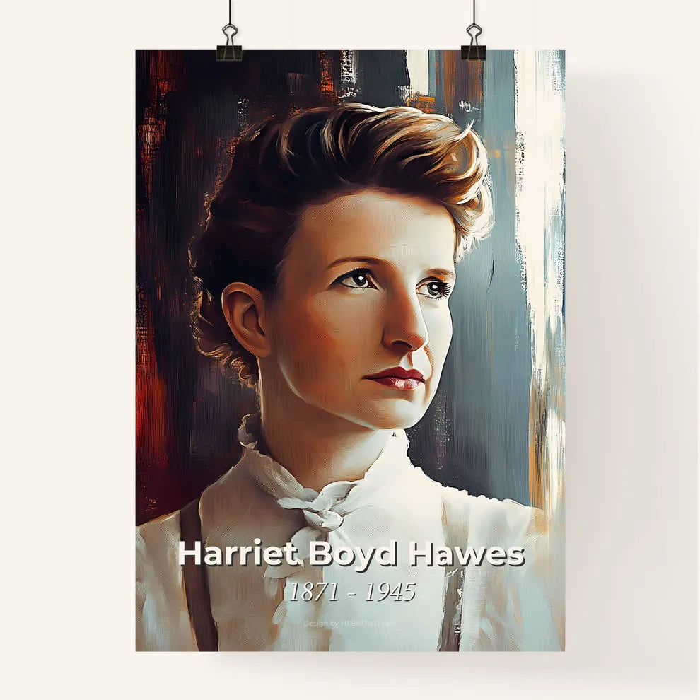 Portrait of Harriet Boyd Hawes Poster