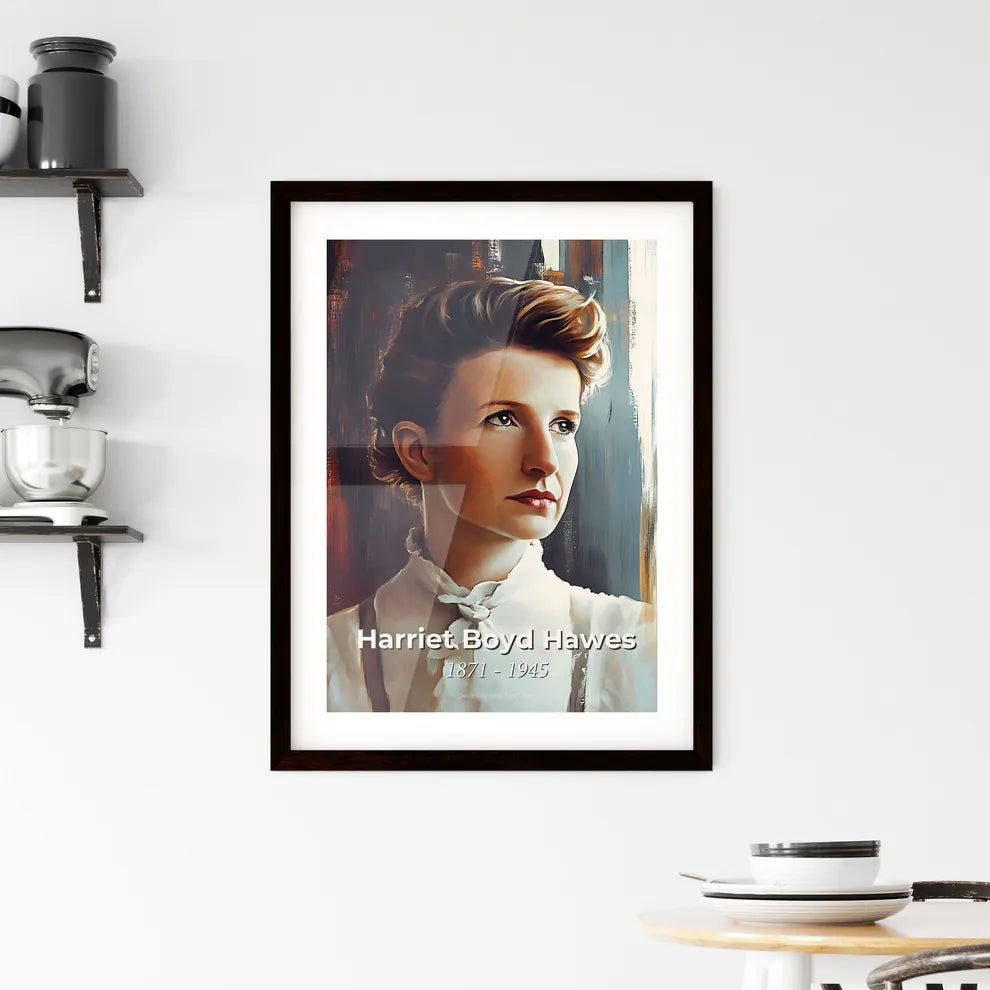 Portrait of Harriet Boyd Hawes Framed Print