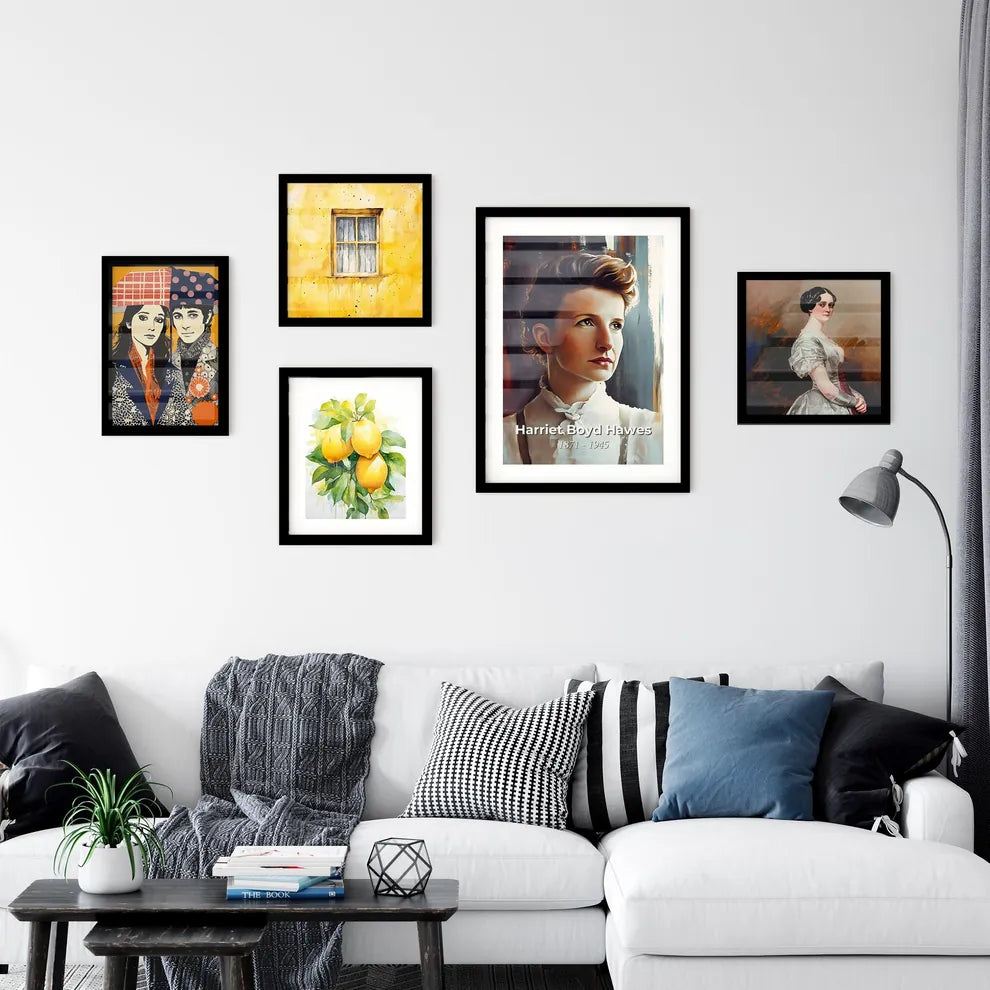 Portrait of Harriet Boyd Hawes Wall Art