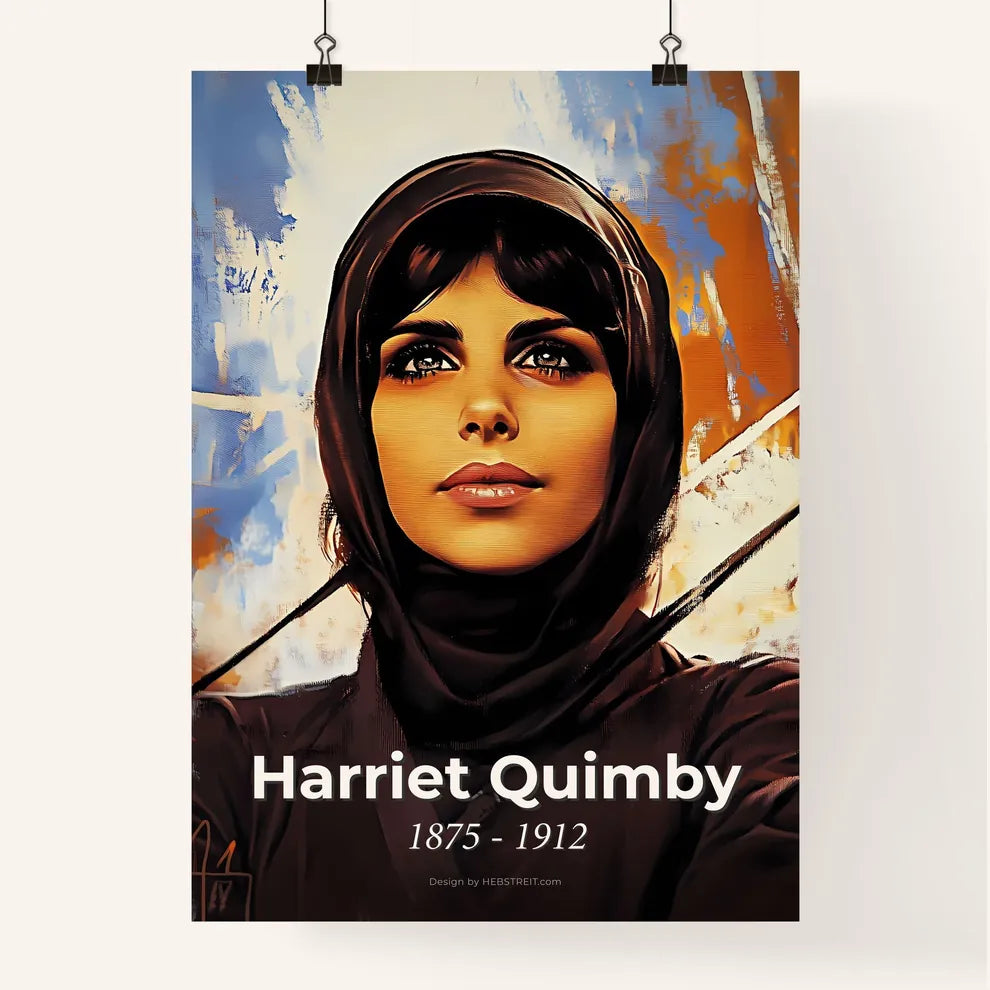 Portrait of Harriet Quimby Poster