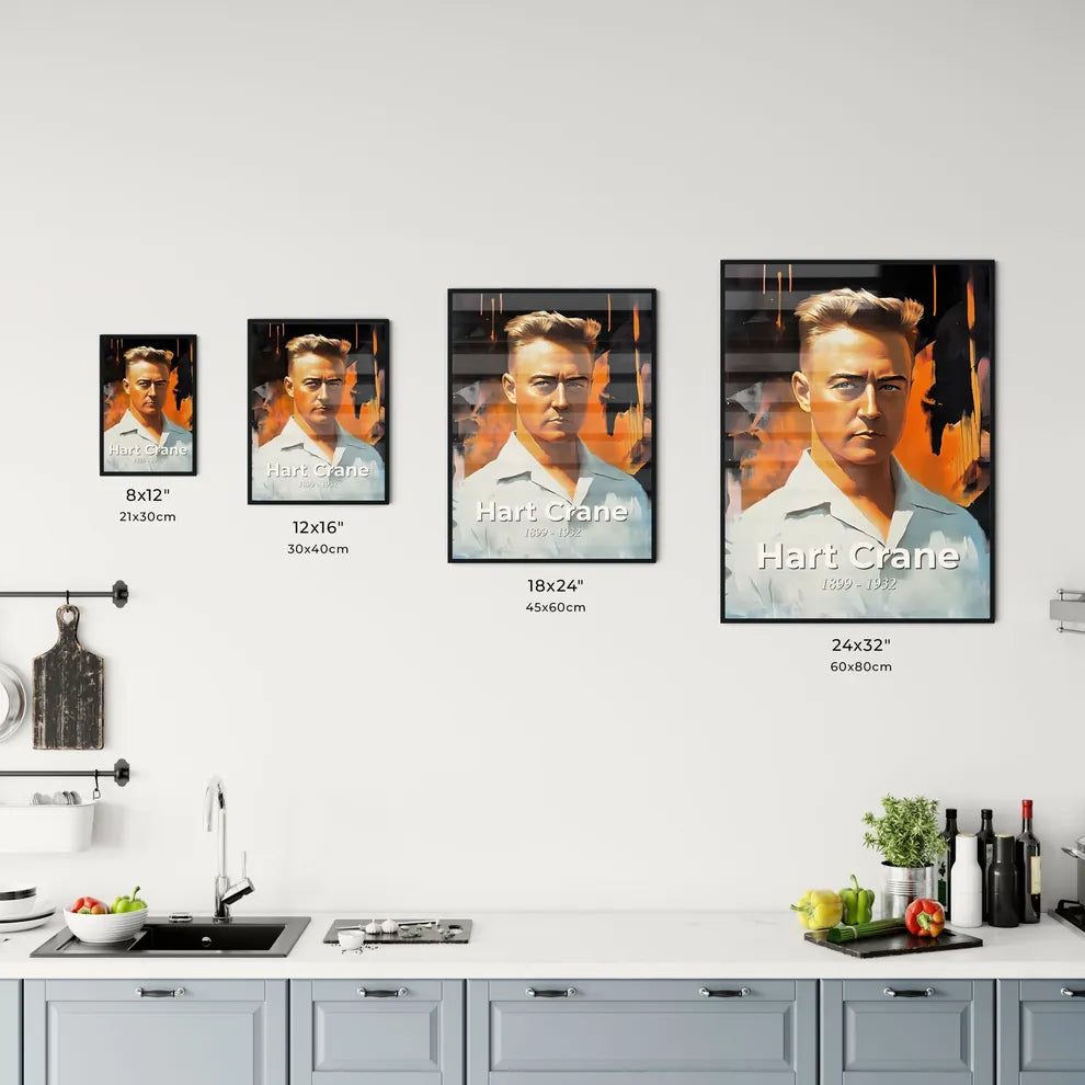 Portrait of Hart Crane Size Chart