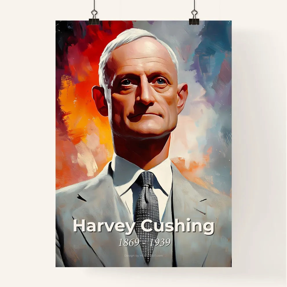 Portrait of Harvey Cushing Poster