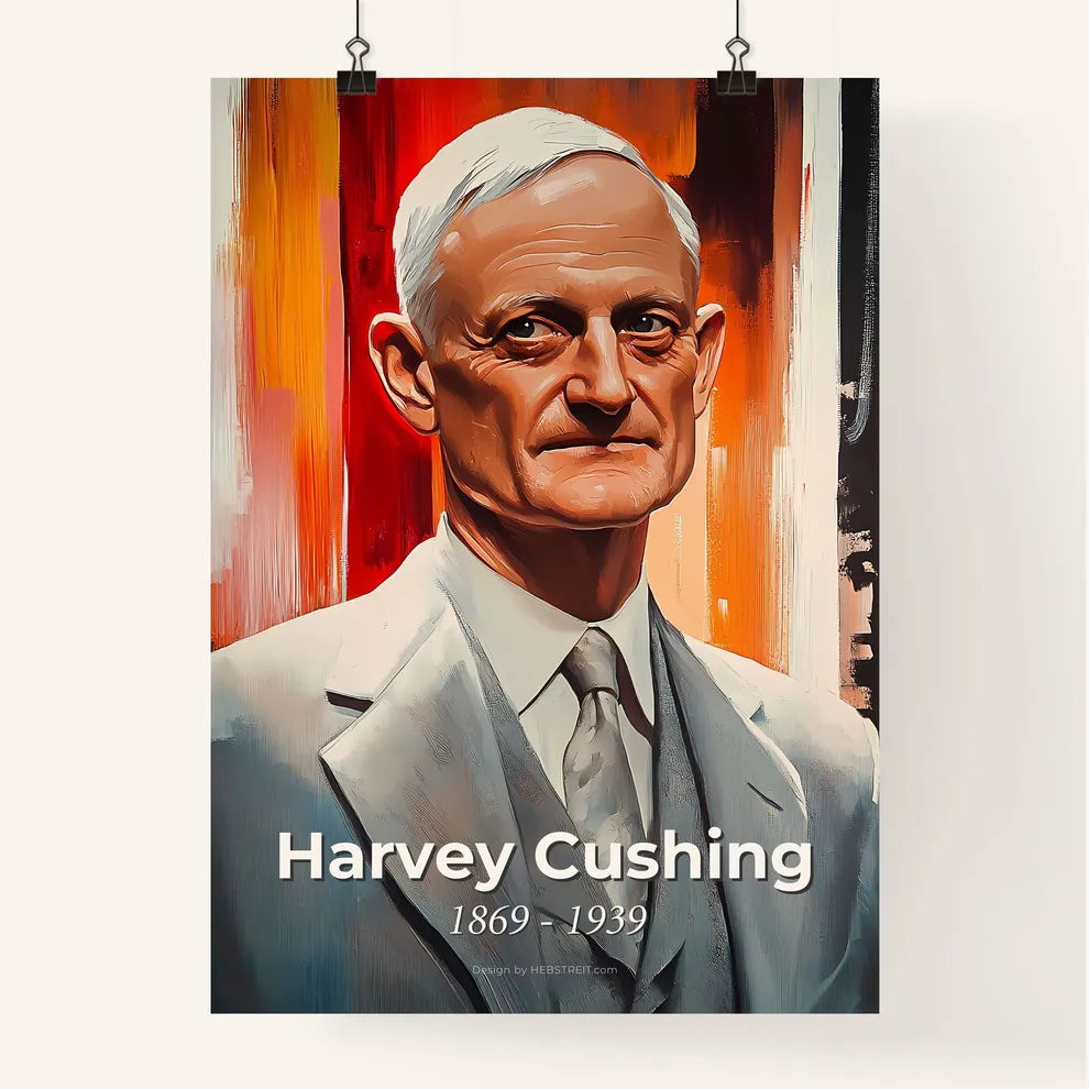 Portrait of Harvey Cushing Poster