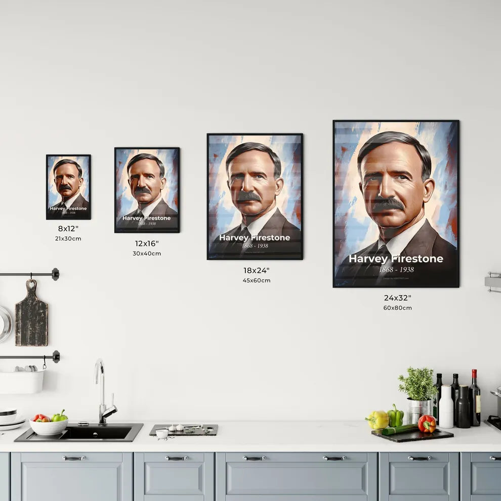 Portrait of Harvey Firestone Size Chart