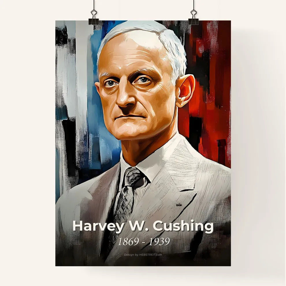 Portrait of Harvey W. Cushing Poster