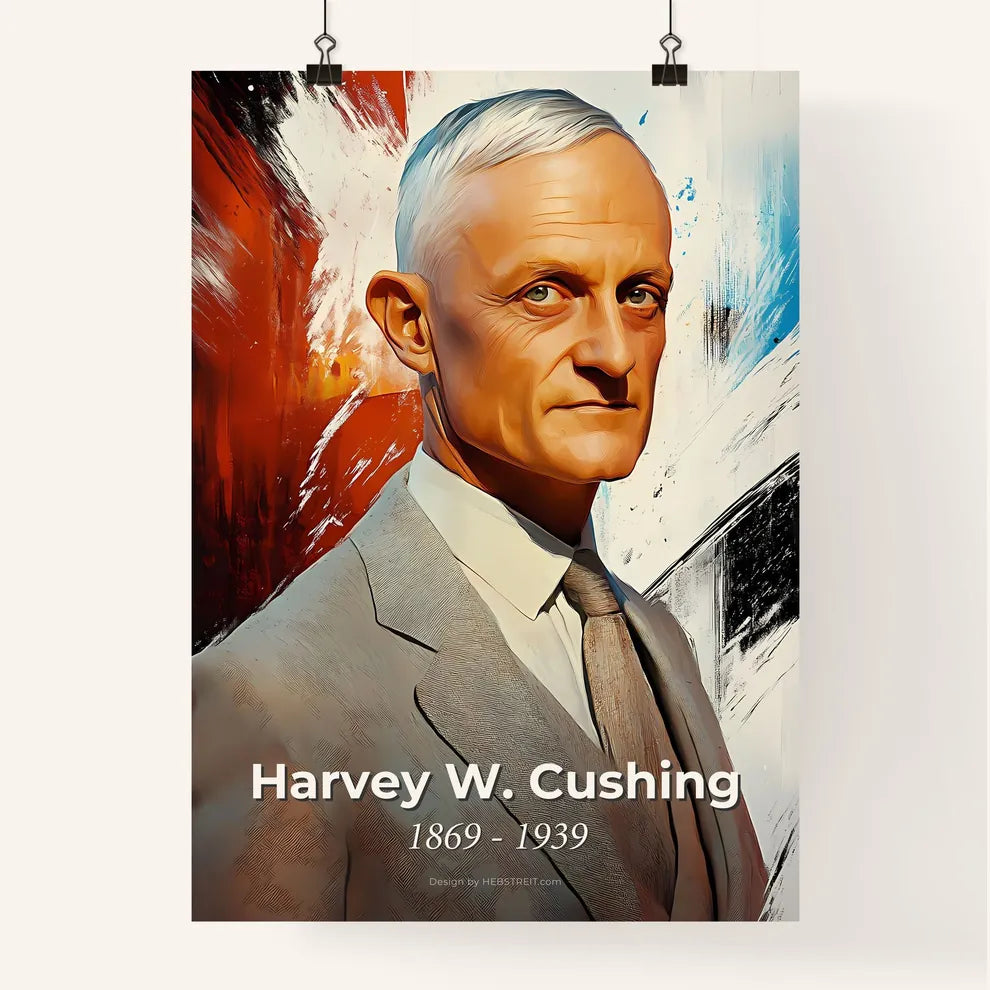 Portrait of Harvey W. Cushing Poster