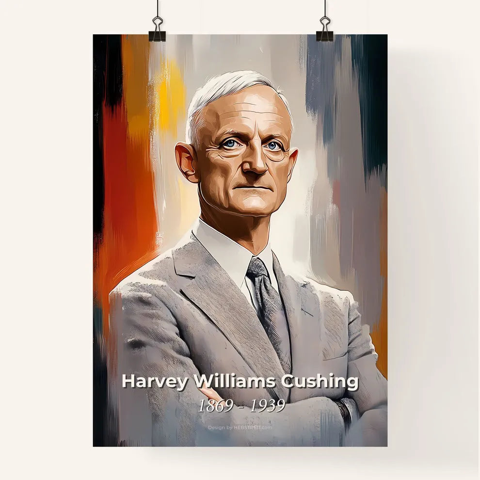 Portrait of Harvey Williams Cushing Poster