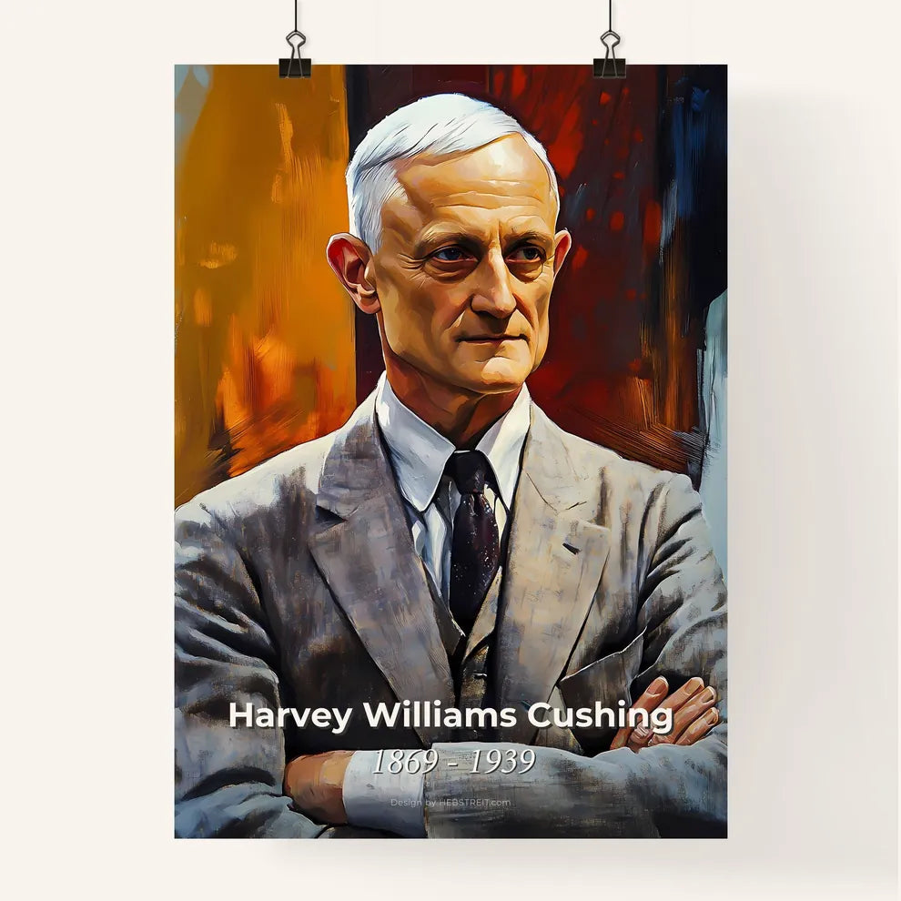 Portrait of Harvey Williams Cushing Poster