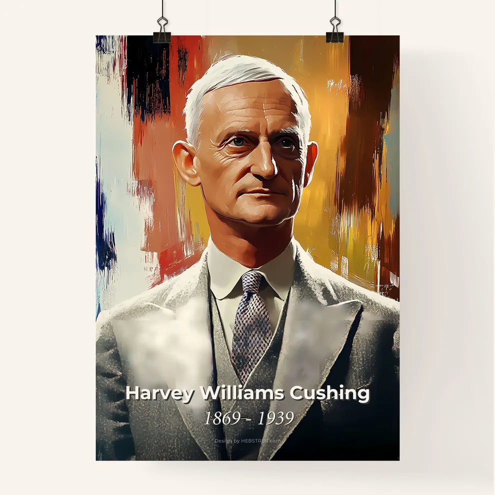 Portrait of Harvey Williams Cushing Poster