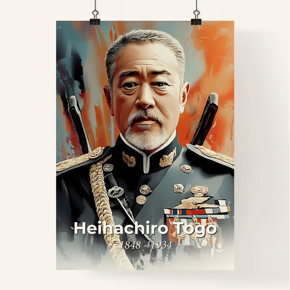 Portrait of Heihachiro Togo Poster