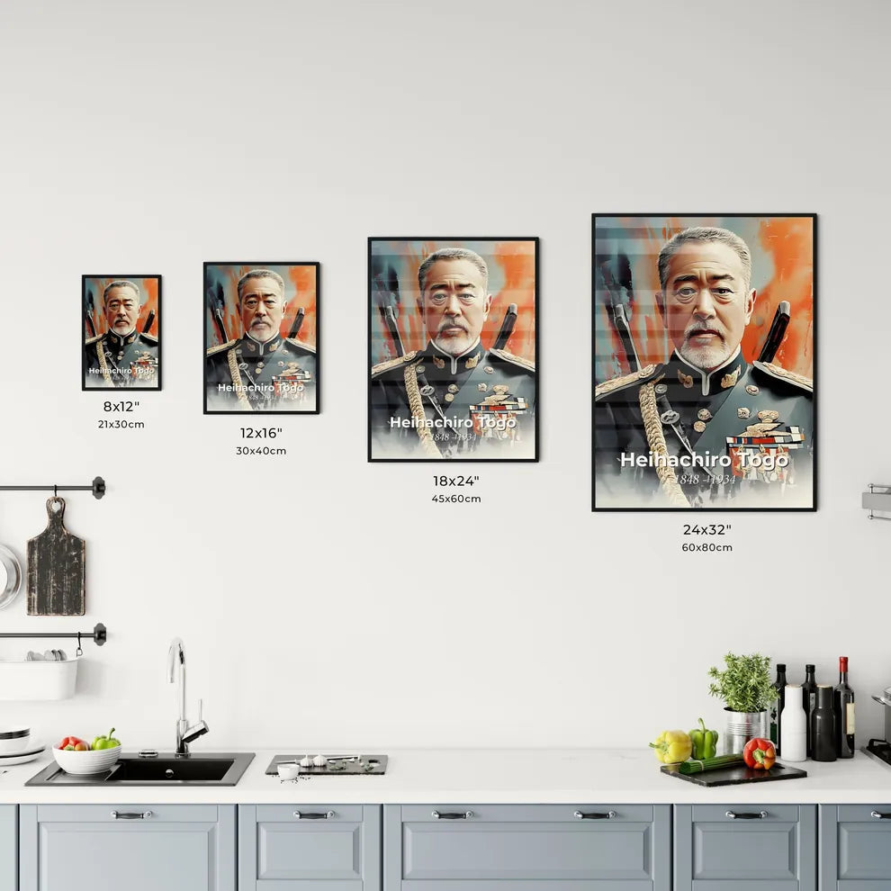 Portrait of Heihachiro Togo Size Chart