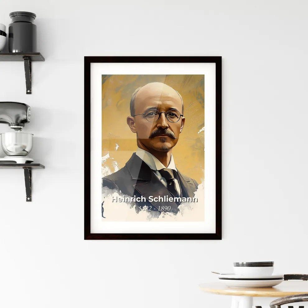 Portrait of Heinrich Schliemann Hangings