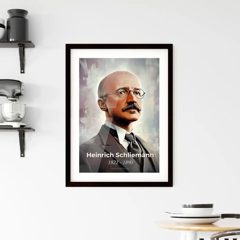 Portrait of Heinrich Schliemann Hangings