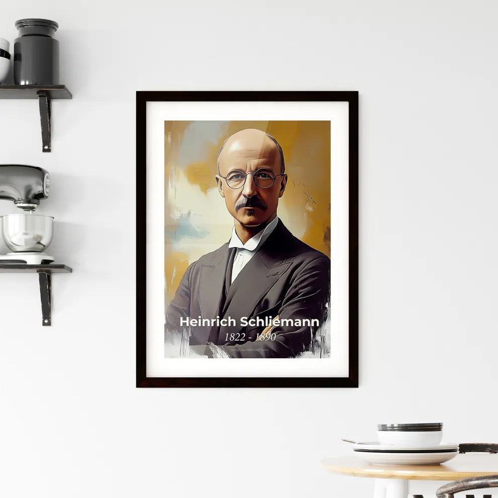 Portrait of Heinrich Schliemann Hangings