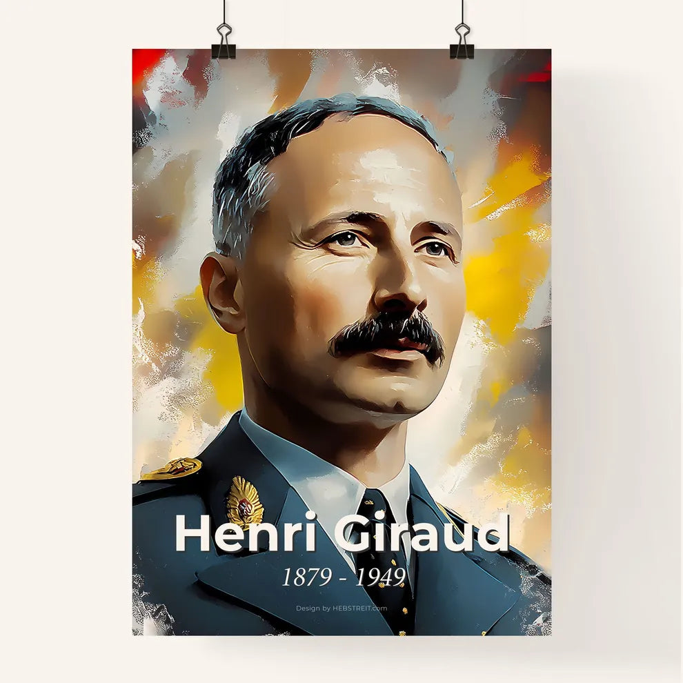 Portrait of Henri Giraud Poster