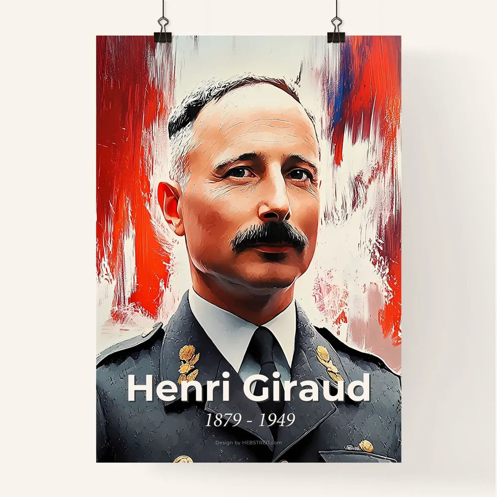 Portrait of Henri Giraud Poster