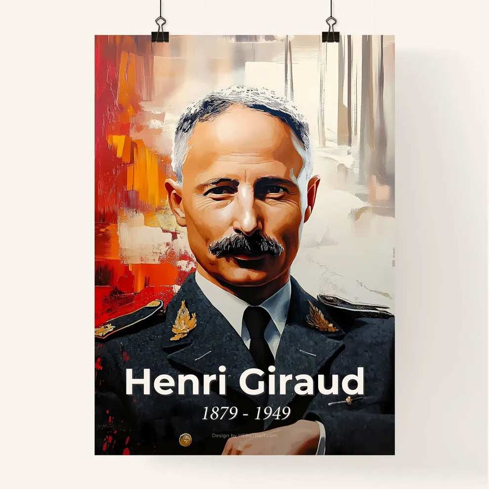 Portrait of Henri Giraud Poster