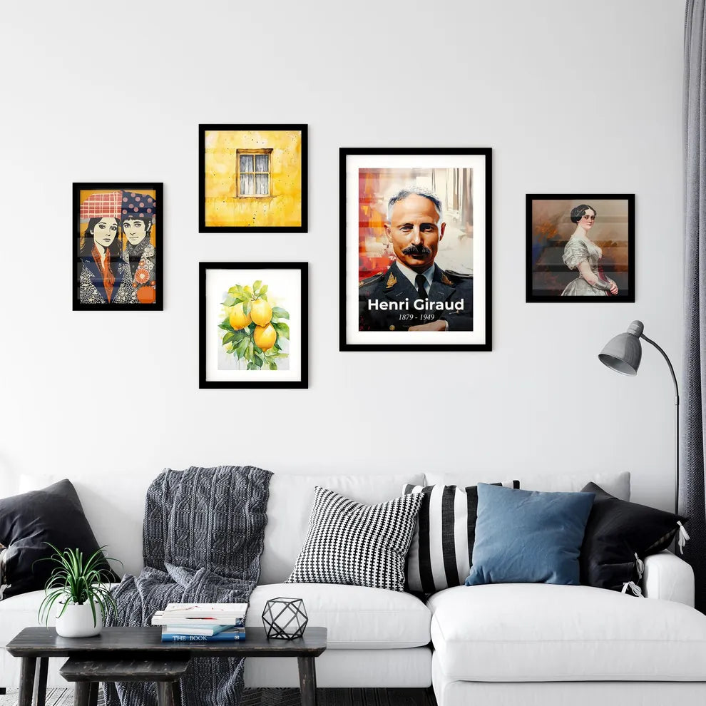 Portrait of Henri Giraud Wall Art
