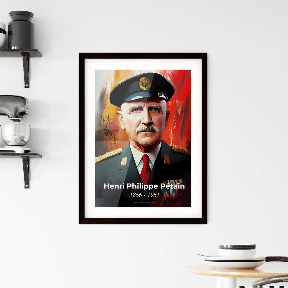 Portrait of Henri Philippe Pétain Hangings