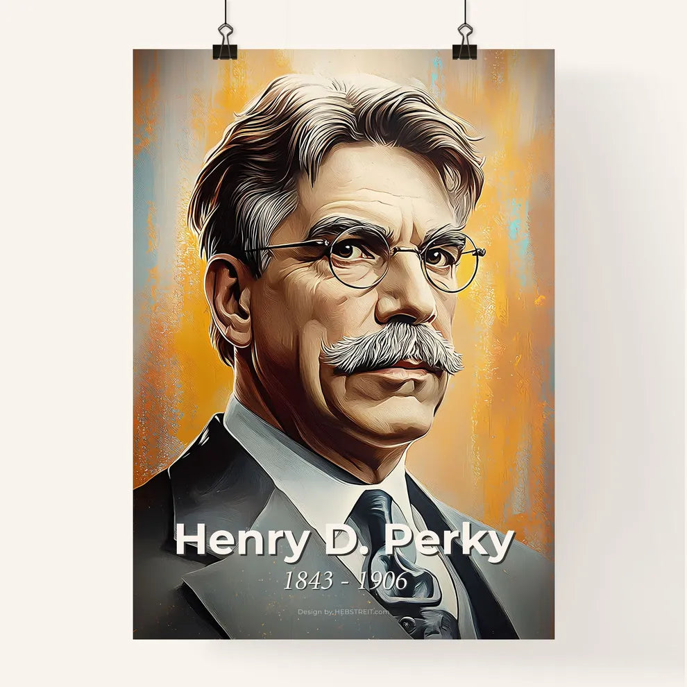 Portrait of Henry D. Perky Poster