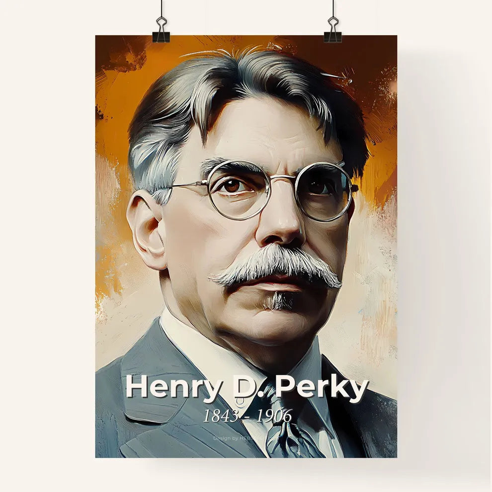 Portrait of Henry D. Perky Poster