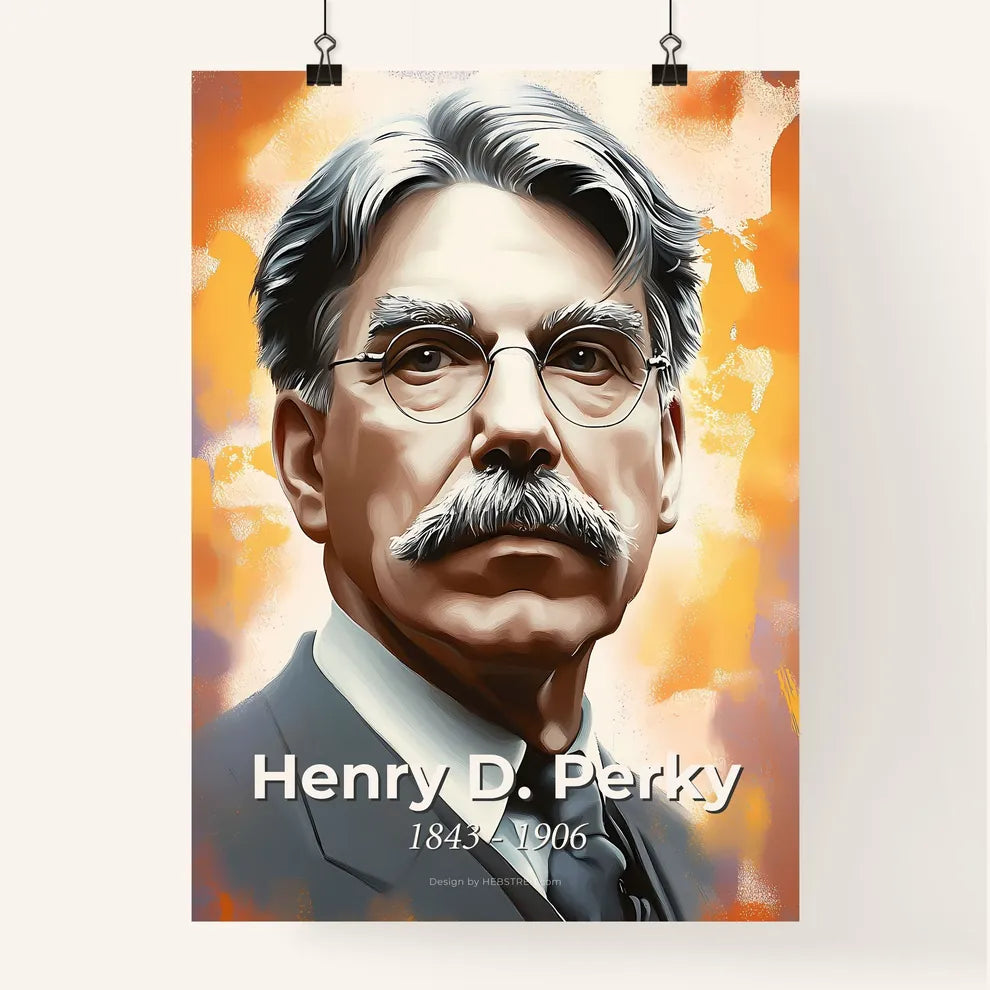 Portrait of Henry D. Perky Poster