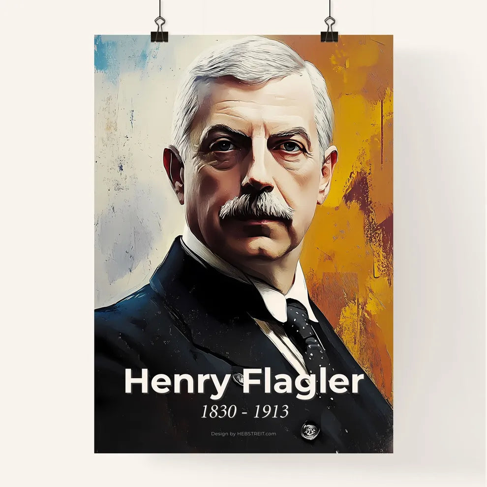 Portrait of Henry Flagler Poster