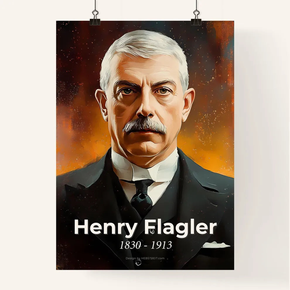 Portrait of Henry Flagler Poster