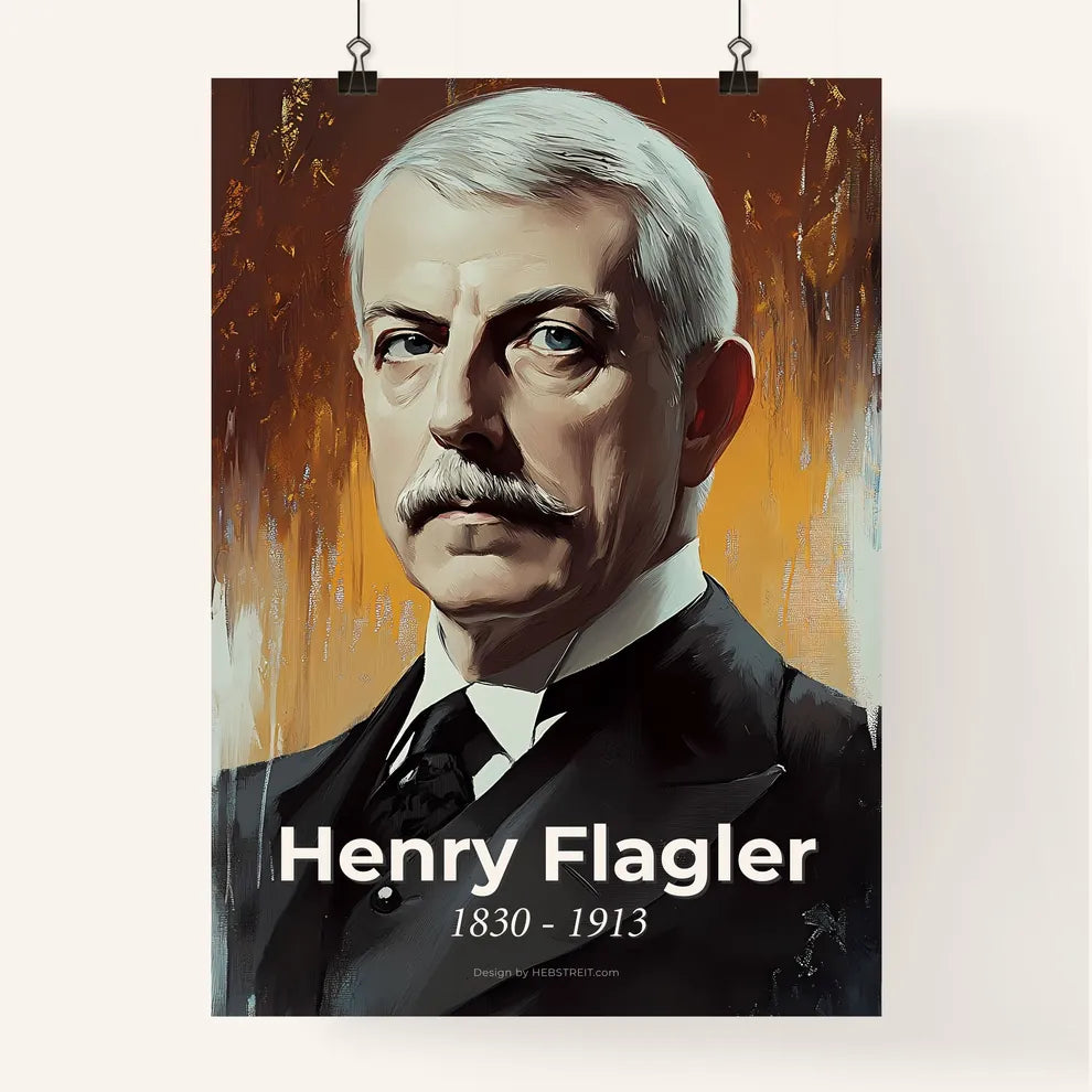 Portrait of Henry Flagler Poster