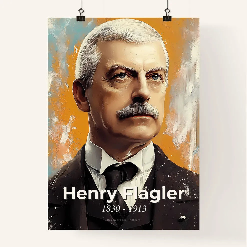 Portrait of Henry Flagler Poster
