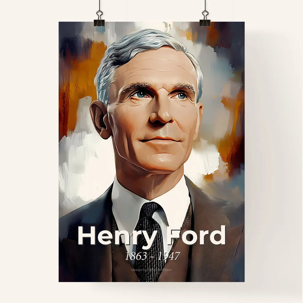 Portrait of Henry Ford Poster